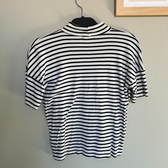 Splendid‎ Striped Mockneck Tee - Picture 3 of 5